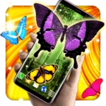 butterfly parallax live wallpaper android application logo